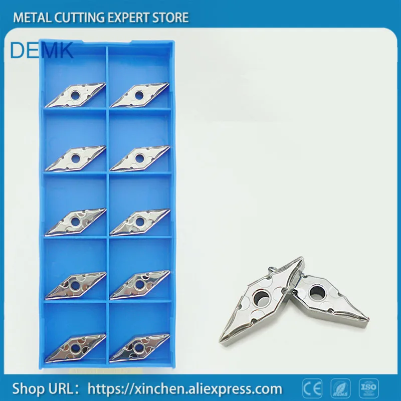 

Knife VNMG 160404-HA H01 aluminum alloy dedicated,copper pieces processing blade insert CNC cutting tool for KORLOY