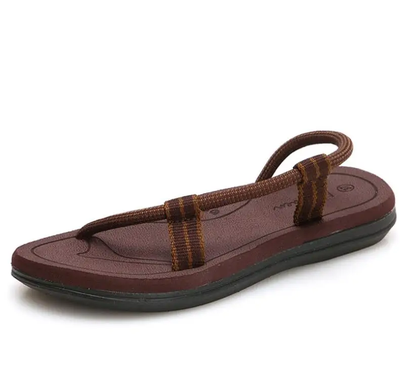 ستان القرش 2019 جديد الصنادل الرجال حزام الصيف عارضة صنادل شاطئ العشاق الصيف أحذية الكبار الانزلاق على شقة الوجه يتخبط eur 36-45