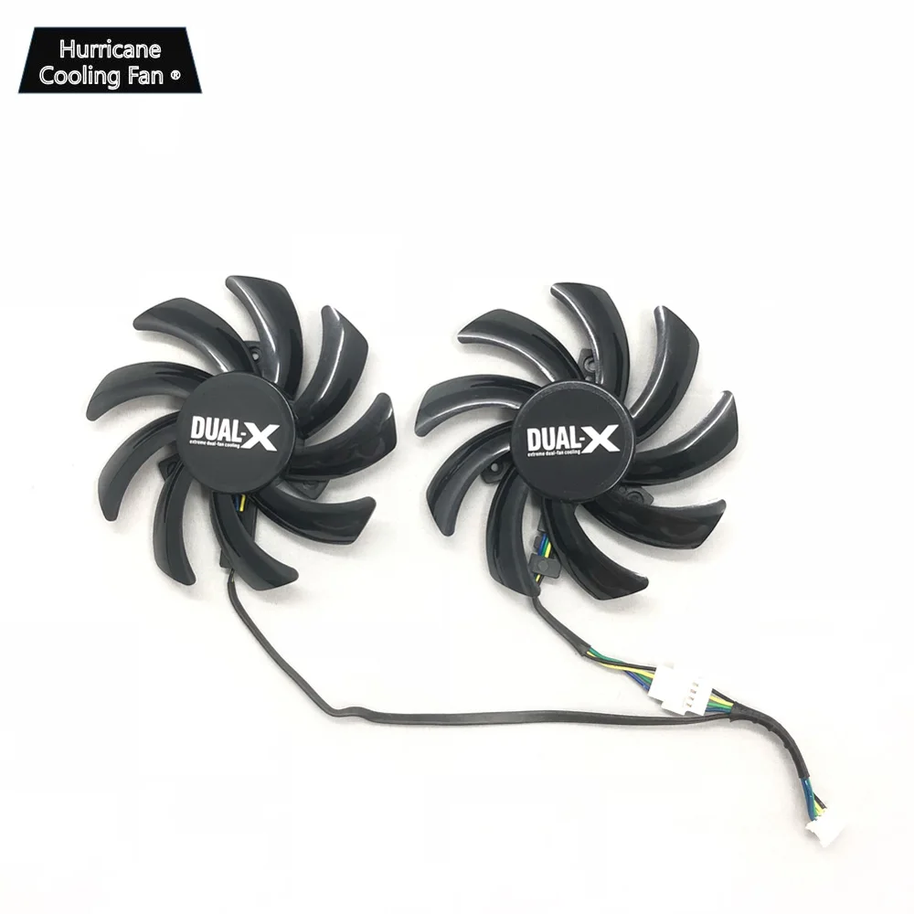 75mm Sapphire AMD R9 280X 280 270X Dual-X Fan Replacement FD7010H12S 12V 0.35 HI