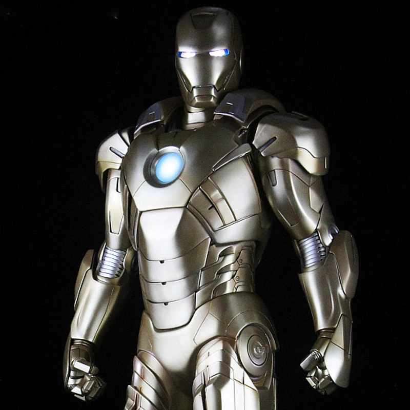 

COOL! 1 meter high large iron man model 1/2 iron man full body statue statue model MK21 brand new upgrade statue Resin BUST