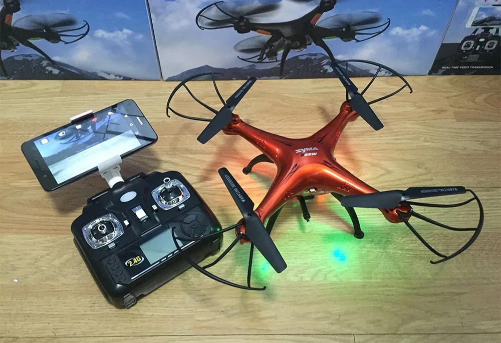 SYMA X5SW& X5SW-1 FPV дрона с дистанционным управлением с поддержкой Wi-Fi Камера HD 2,4G 6-осевой Дрон RTF RC Quadcopter Вертолет игрушки VS Syma X5SC X5C