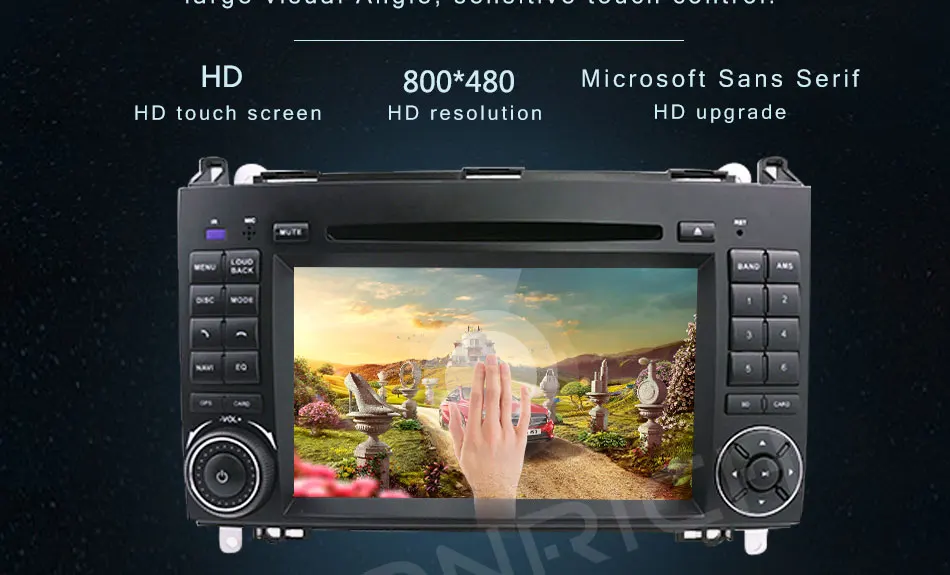 Discount AutoRadio 2 Din Car Multimedia DVD Player For Mercedes Sprinter Benz B200 Viano Vito W639 W169 W245 W209 GPS Navigation Audio 4G 3