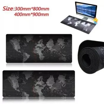 

World Map Mouse Pad Large Speed Gaming Extended Mousepad Non-slip Rubber Desk Cover Computer Keyboard Mouse Mats for Mouse Gamer