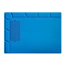 Теплоизоляционный силиконовый коврик Настольный коврик платформа для обслуживания BGA паяльная ремонтная станция инструменты для iPhone XR XS MAX S-130