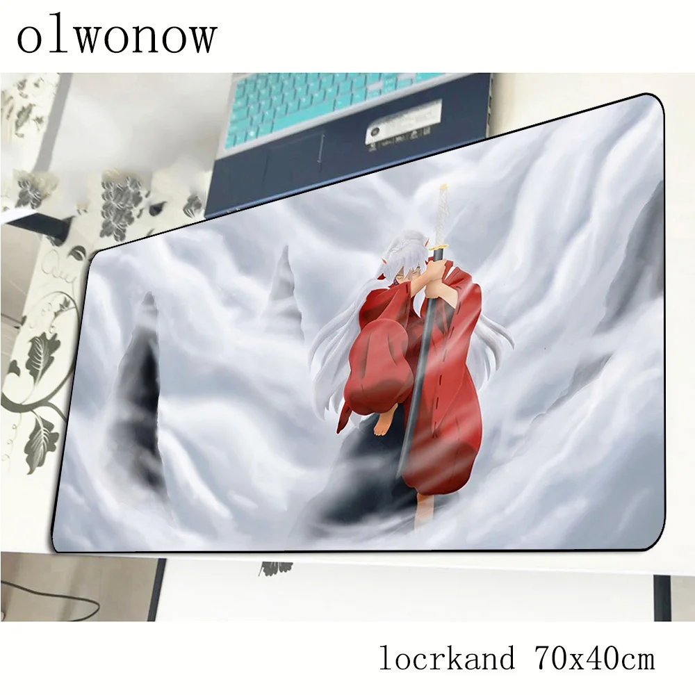Inuyasha коврик для мыши с изображением 700x400x3 мм High-end игровой геймер Закрытая край