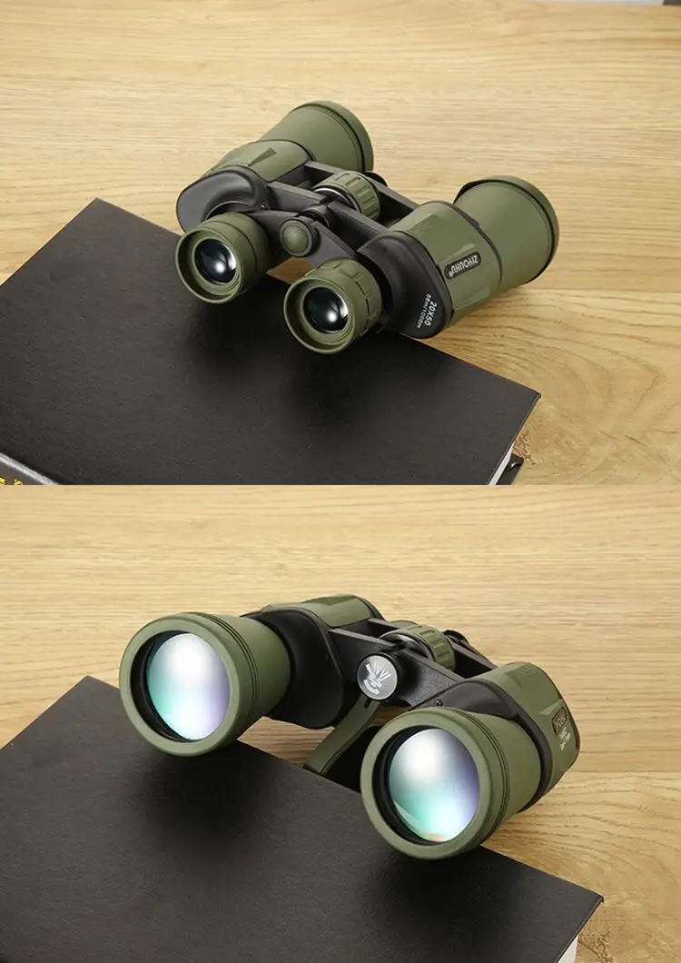 Telescópio para a Caça de Acampamento Binocular ao ar Ipx4 à Prova Ziyouhu Binóculos Viagem Dwaterproof Água Bak4 Prisma Alta Definição Livre 20x50 6 de acampamento viagem ipx4 à prova dwaterproof