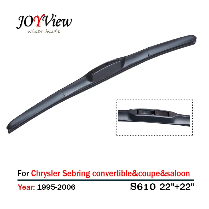 S610 22"+22"CAR WIPER BLADE FIT FOR Chrysler Sebring convertible&coupe