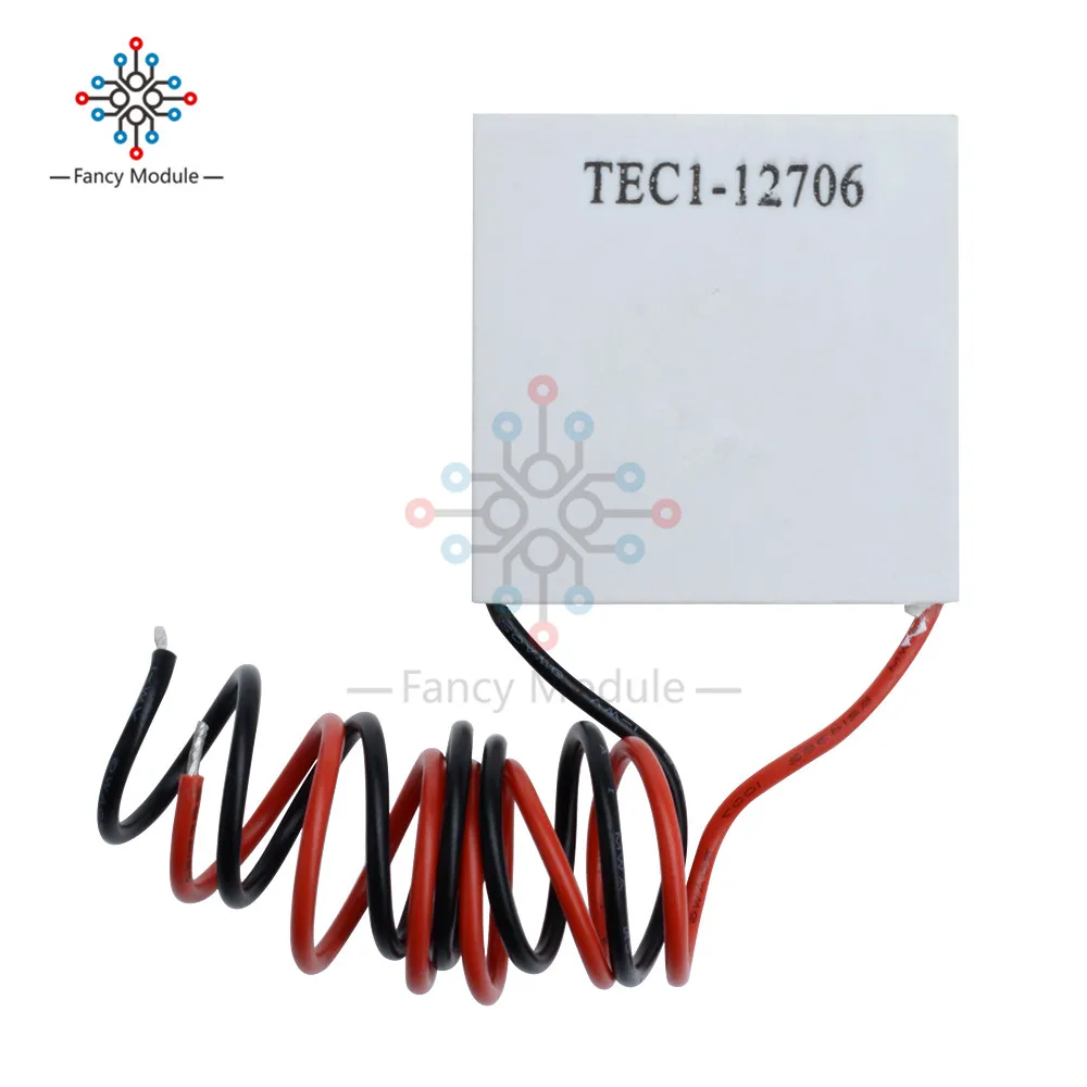 diymore TEC1-12706 12706 TEC Thermoelectric Cooler Peltier 12V Semiconductor Refrigeration TEC112706 Heatsink Plate Module | Инструменты
