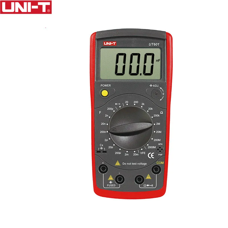 

UNI-T UT601 Inductive Capacitance Meter Modern Professional Capacitance Meters Ohm Capacitor Resistor Diode Continuity Buzzer