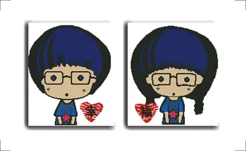 

Happy Lover Printed Cross Stitch Wall Decoration Dmc Embroidery Floss Cross Stitch Embroidery Needlework Sets