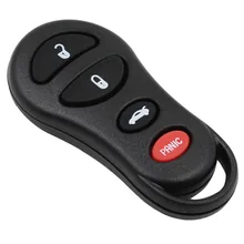 New 3 +1Panic Remote Key Blank Case Cover Replacement For Chrysler Sebring Jeep Liberty Dodge Transmitter 4 Buttons Fob Shell