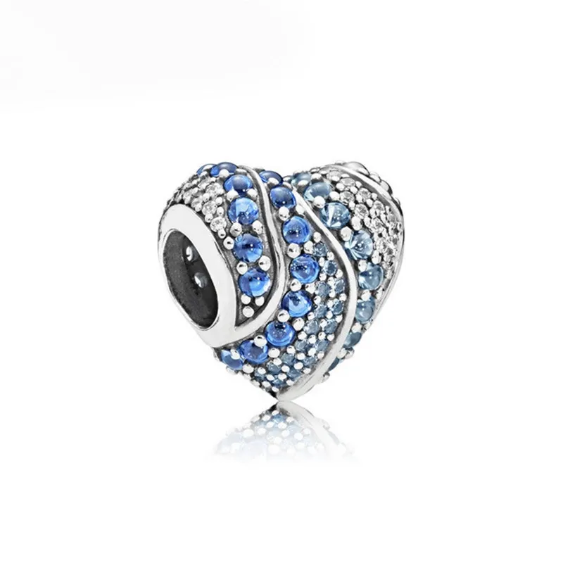 

Double Colors Crystal DIY Wedding Jewelry Charms Beads Fit Pandoraa Bracelet & Necklaces Pendant Beads Jewelry Making Women Gift
