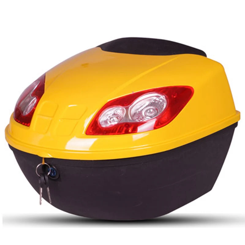 

Motorcycle trunk Electric vehicle tailbox Universal tailbox Thickening and anti shake Storage box Scooter Toolbox