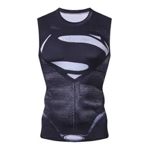 Новинка, бренд Marvel G yms, майка для бодибилдинга, Стрингер, майка, Мужская одежда для занятий фитнесом, 3D майка Супермена, майка