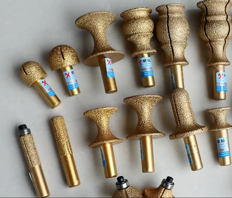 

Brazing diamond knife after the end of the water knife pebbles grinding head engraving machine gongs quartz stone cutter