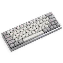 Японский keycap PBT meterial Dye-sub ключи для GK64 mehcnaical клавиатуры