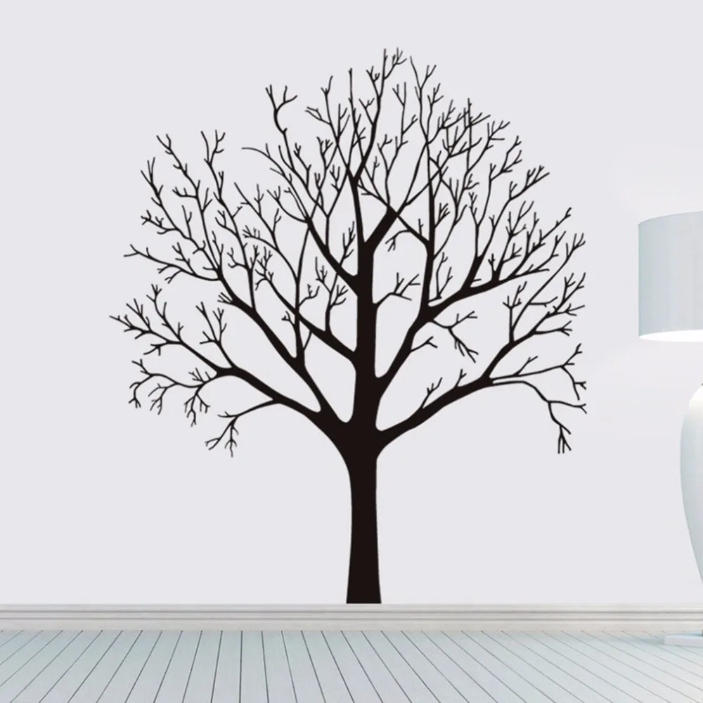 Removable PVC Big Tree Wall Sticker Home Decoration Nature Wall Art