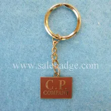 Индивидуальный Золотой значок компании Италия дизайн брелок для ключей с логотипом