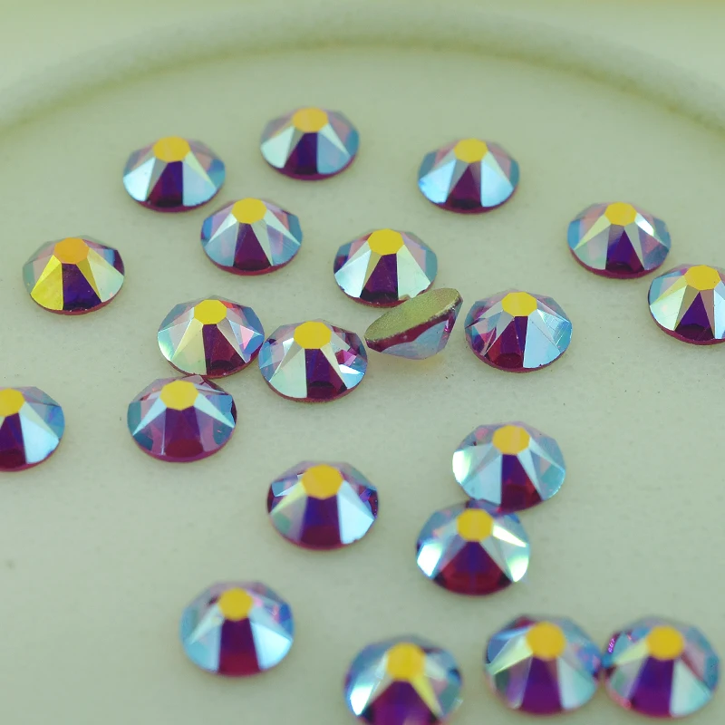 

Crystal Rhinestone Strass 2088 Crystals ss20 4.6-4.8mm Fuchsia AB Non hotfix Nail Art Rhinestones