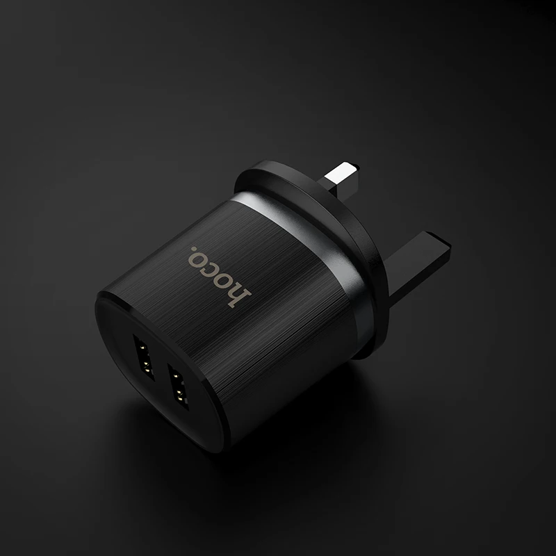 

HOCO New 2 Ports USB Wall Fast Charging Charger UK Plug Power For iPhone XS XS Max XR Samsung xiaomi huawei