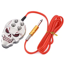 VEDDIN Череп татуировки педаль переключатель управления Татуировка поставка для татуировки машина рамка пистолет ручки татуировки Поставщик