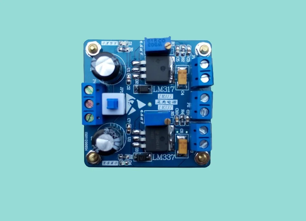 1 шт. LM317 LM337 Регулируемый Положительный и отрицательный линейный стабилизированный источник питания