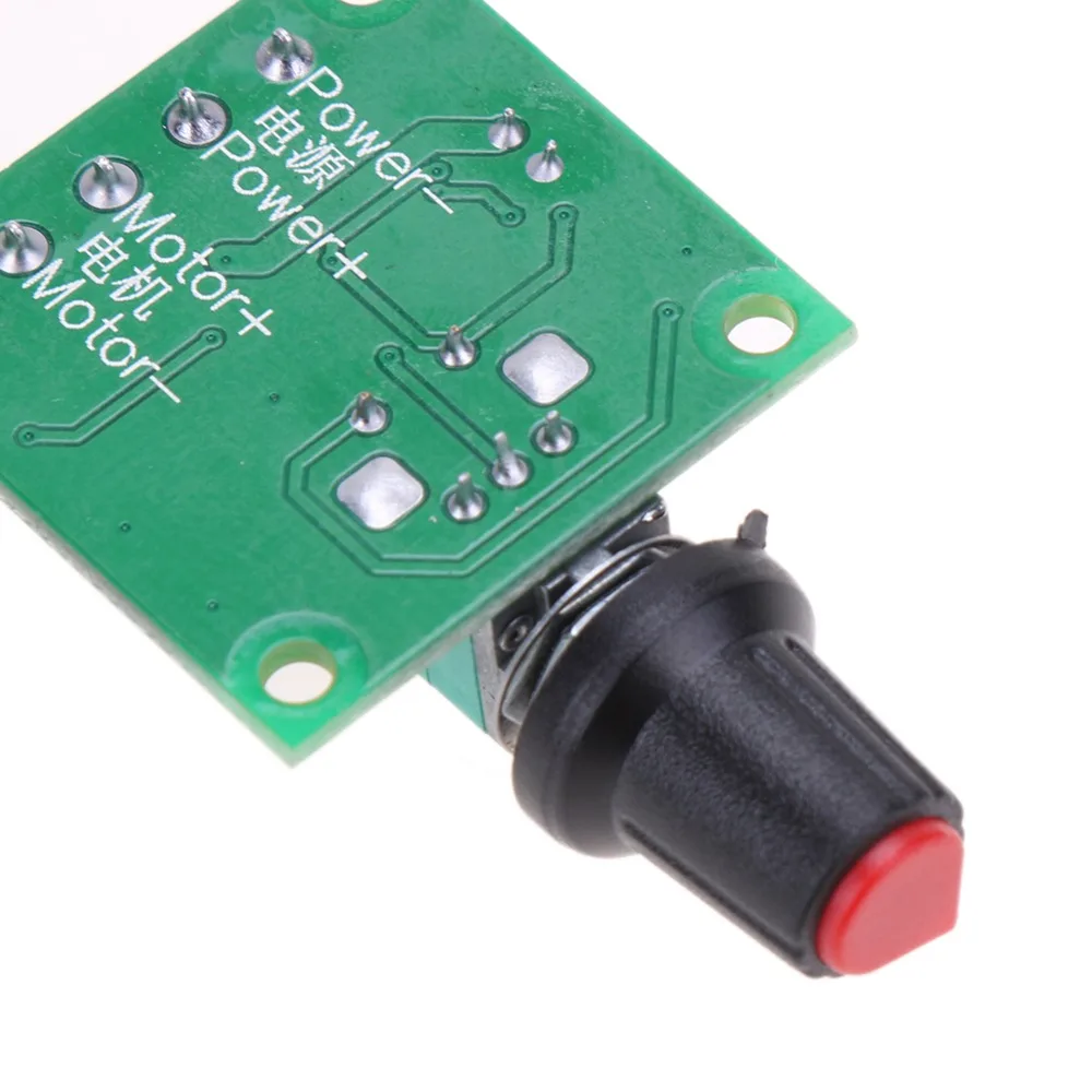 New DC 1.8V 3V 5V 6V 12V 2A PWM Motor Speed Controller Low Voltage Motor Speed Controller PWM 0~ Adjustable Drive Module