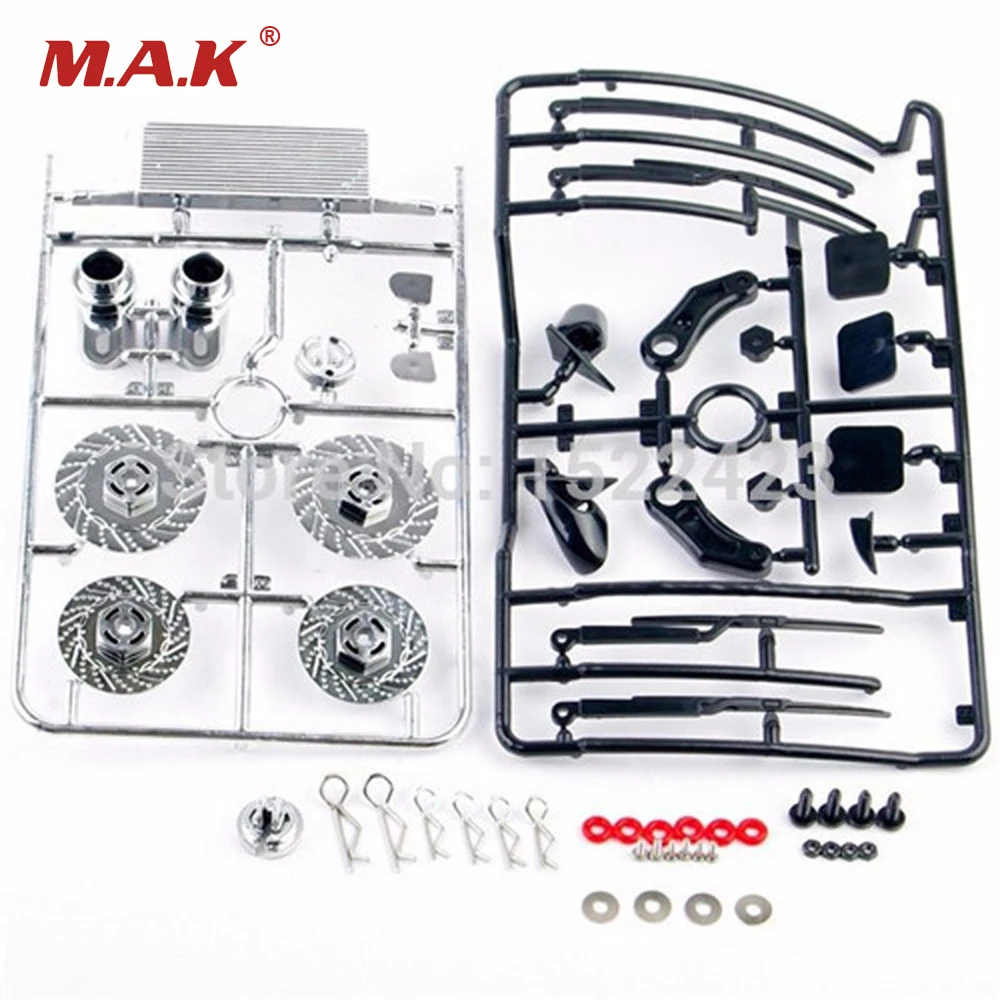 

Exhaust and Brake Model Toys Fit 1/10 Scale Racing On Road Drift Car Model Accessory Vehicles Model For Speed Control