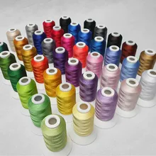 Simthread Brother серии цветов, компьютерная машина, нить для вышивки, нить из полиэстера, 500 м* 40 разных цветов, супер блеск, Топ
