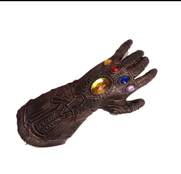 Guante De Thanos Infinity War Con Luces LED Y Dedos Articulados – Réplica A Escala 1:1 Para Cosplay Y Halloween (Adultos)