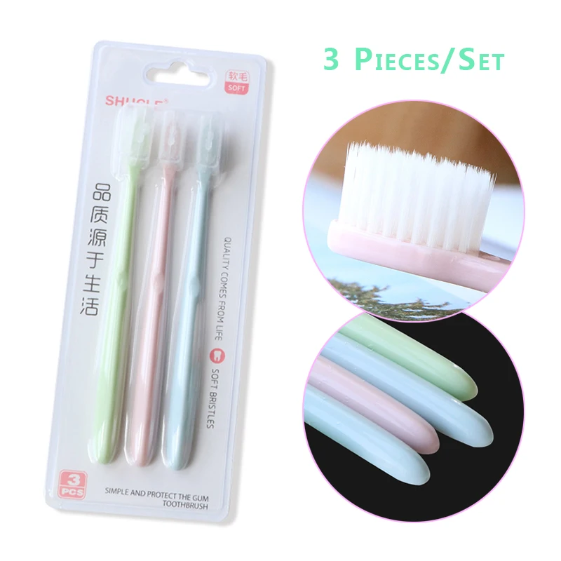 3PCS/set Teeth Whitening Teethbrush Oral Care Tools Tooth Cleaning
