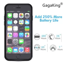 Чехол для зарядного устройства Gagaking 5000 мАч 7200 мАч для iPhone 6/6 S/6 P/6SP/7/7 P/8/8 P power Bank чехол для внешнего аккумулятора