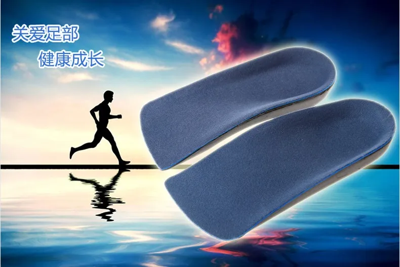 2016 New Camping Hiking Walking 1pair 3D Premium 3-4 Orthotic Insole Shoe Cushion Arch Support Flat Feet Pronation Free Shipping (7)