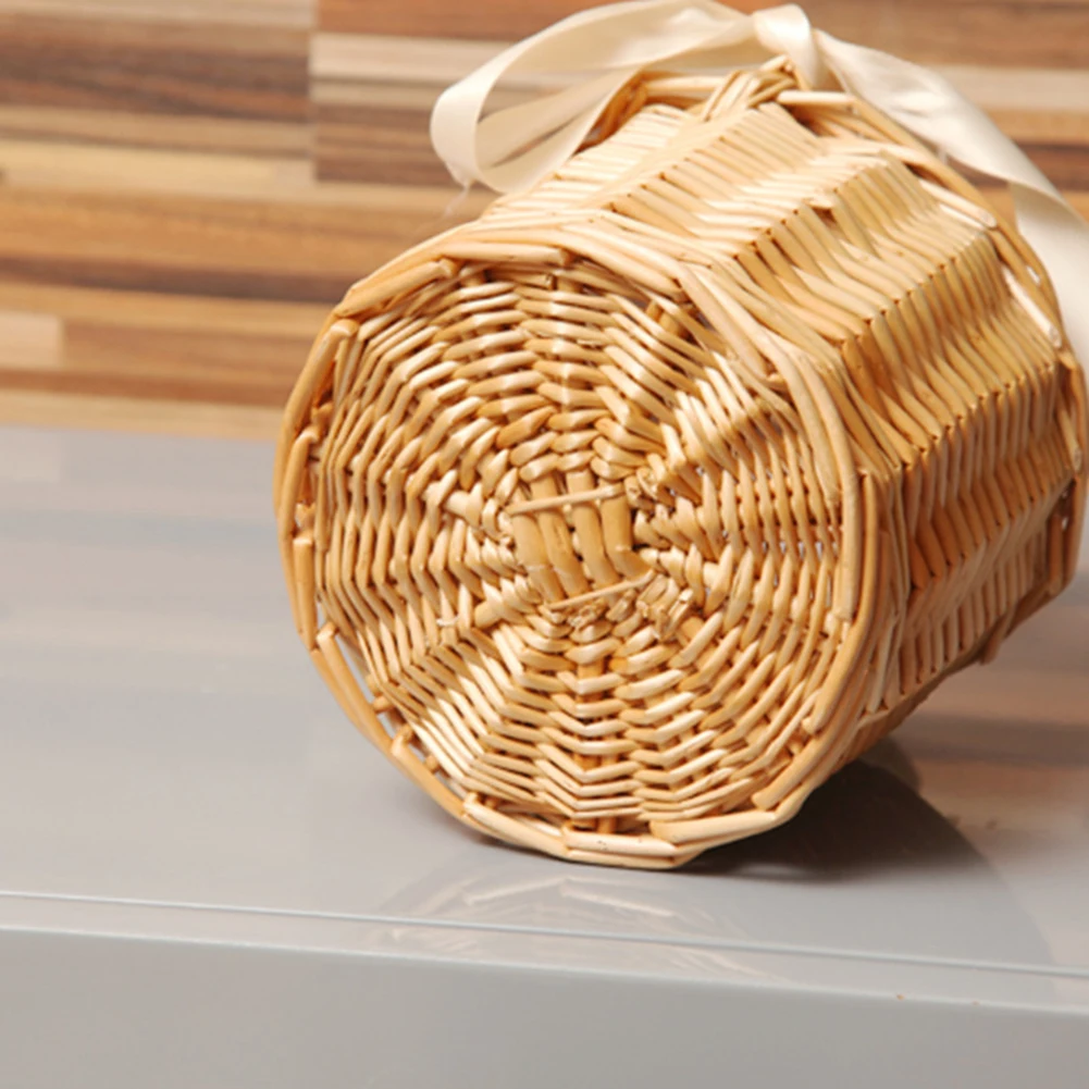 Бамбук ручной соломенная плетеная корзина для хранения соломы цветочные корзины плетеная корзина для пикника, подарочная корзина фруктов по поставке товаров для дома