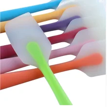 Кухня b aking tools s ilicone один большой скребок крем торт прозрачный b aking jam нож для джема различные цветной скребок 70