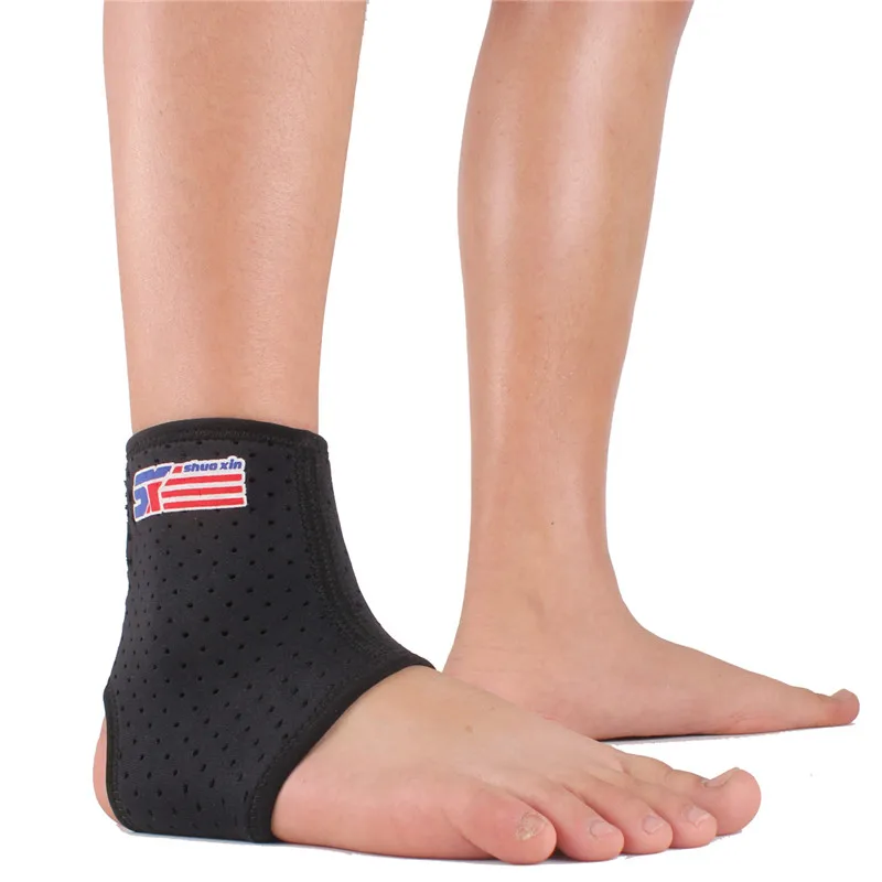 

ShuoXin SX661 Sports Basketball Elastic Ankle Foot Brace Support Wrap Breathable And Comfortable Black Ankle Weight Ankle Brace