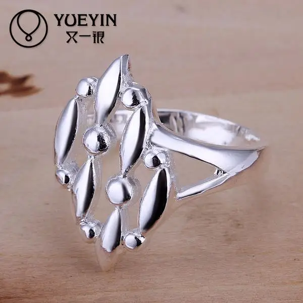 

Original design rings Wholesale silver plated rings for women wedding party fashion jewelry Trendy Hot Sale