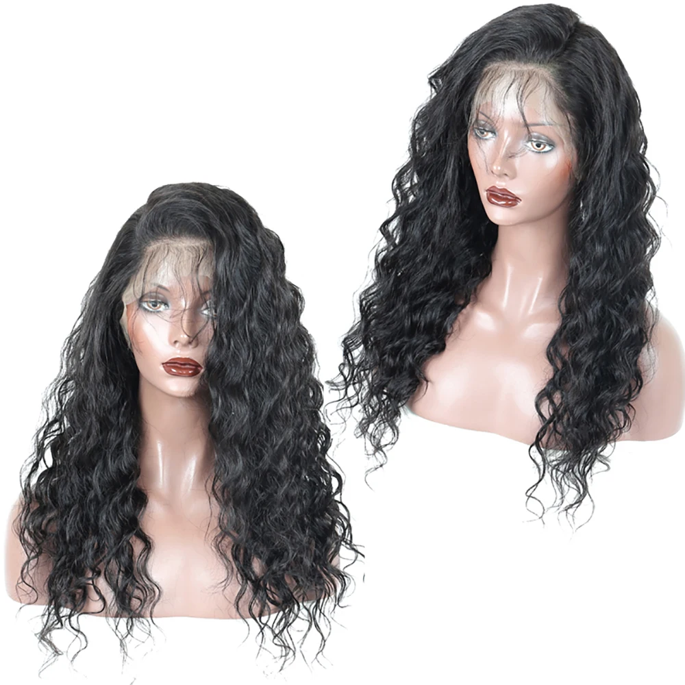13x6 Синтетические волосы на кружеве человеческих волос парики предварительно сорвал Синтетические волосы на кружеве парик бразильская Virgin