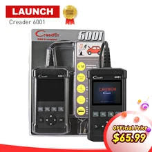 Launch obd2 code reader CR6001 auto scanner 2.8 inch display car diagnostic scan tool Creader 6001 Scanner lifetime free update