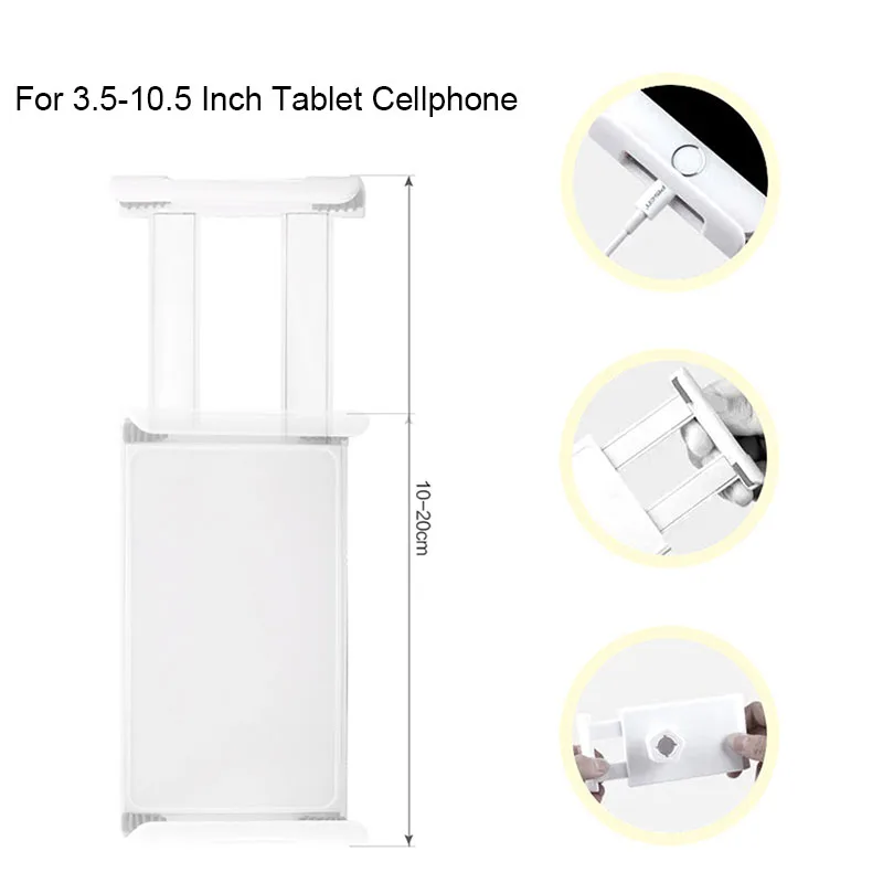100cm Long Arm Rotation Metal Tablet Phone Stand for ipad air mini 1 2 3 4-10.6 inch Lazy Bed Table