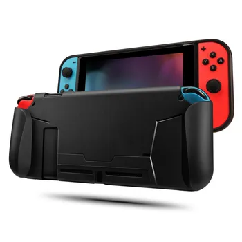 

TPU Case Guard Cover For Nintendo Switch NS Console Joy-con Handheld Handle Grips with 4 Game Card Slot Protection Shell Cover