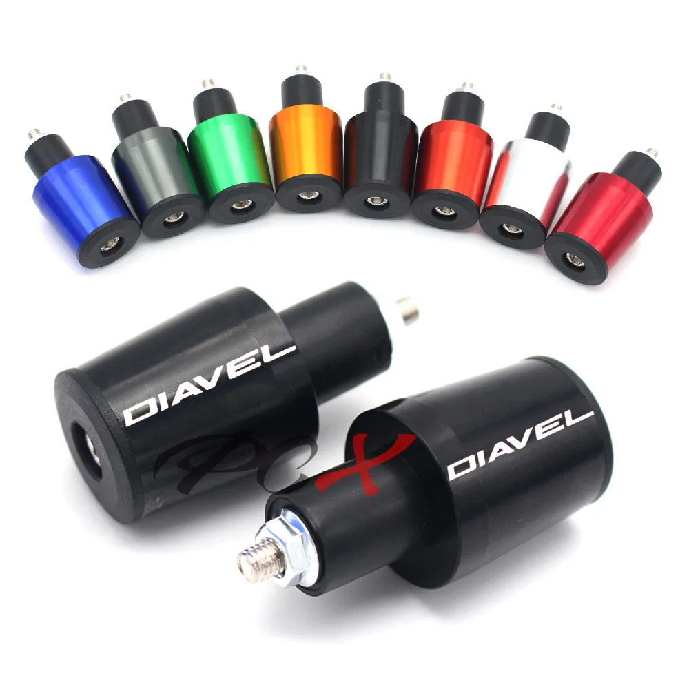 

For DUCATI DIAVEL /CARBON 2011-2015 Motorcycle Accessories 7/8'' 22MM Handlebar Grips Handle Bar Cap End Plugs
