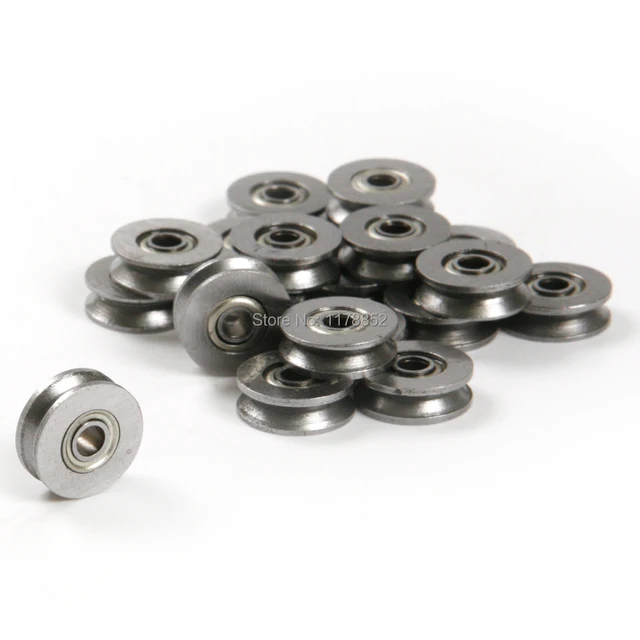 20 pics 4x13x6mm V624ZZ V groove Roller wheel Small ball bearings