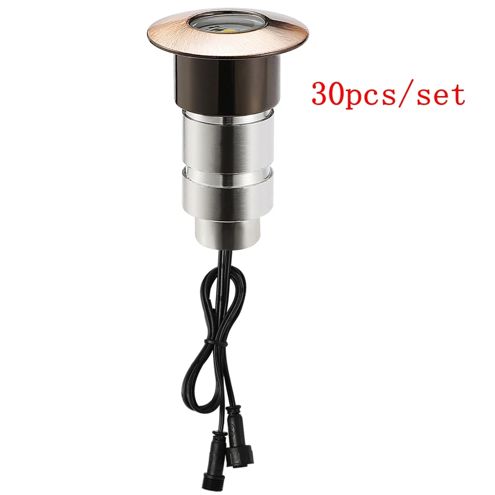 Bronze-colorido ao ar Conduziu a Lâmpada Luz da Parede da Cozinha Qaca França Livre Decoração Cerca Inground Iluminação Branca Quente 30 Pçs - Set F102x-30 9 High Quality Luzes e Iluminação