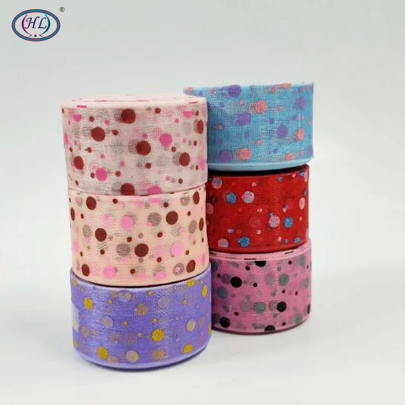 Ремень с рисунком 6 ярдов 1 дюйм|organza ribbon|organza ribbon weddingribbon wedding |