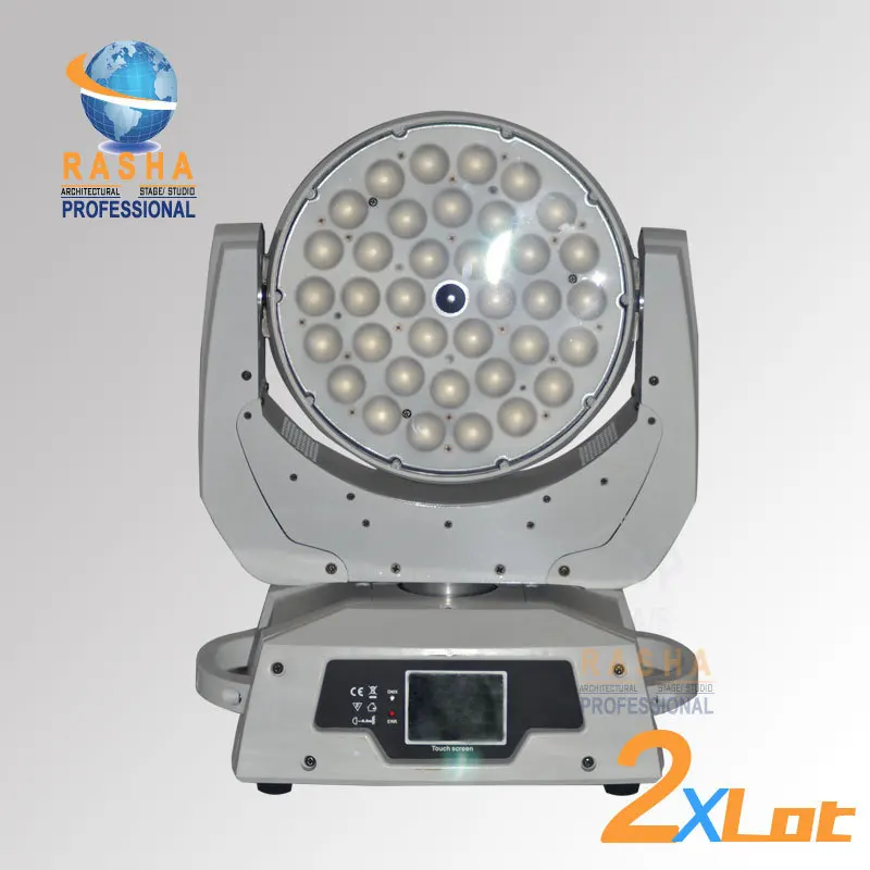 

2X Freeshipping New 36*15W RGBAW 5IN1 Zoom LED Moving Head Wash,LED Moving Head Light With LCDTouch Screen,DMX IN&OUT