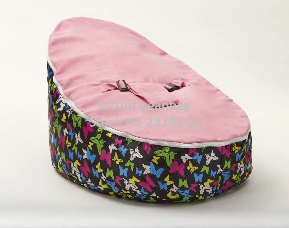COVER ONLY, NO FILLINGS-Cheap Baby Bean Bag Children Sofa Chair Cover Soft Snuggle Bed Without beans