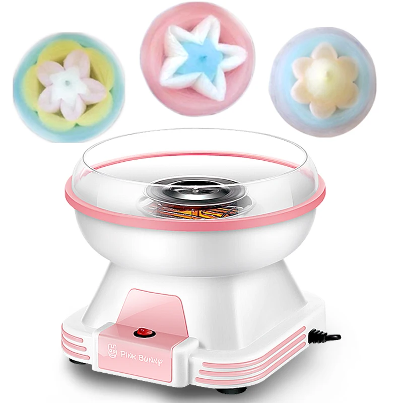 Cotton Candy Maker Electric Mini Household DIY Sugar Machine For Cotton Candy Sweet Floss Food Processors Machine Kids Gift