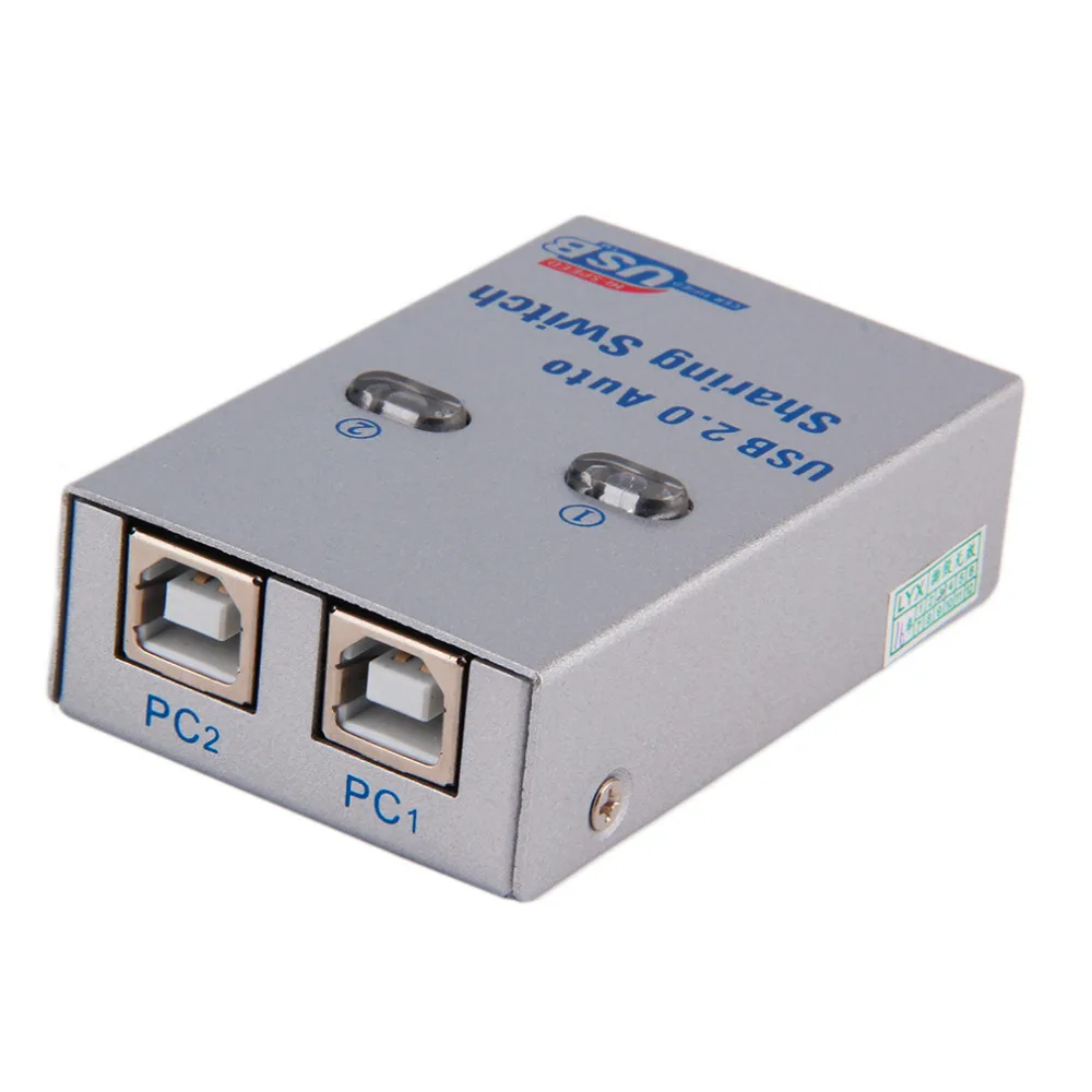Usb-хаб 2 порта USB Автоматический переключатель для 2 компьютера общий принтер с 2 кабелями