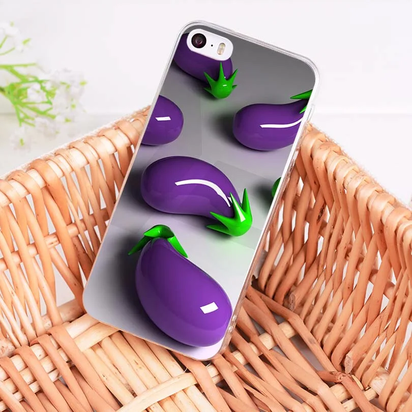 MaiYaCa eggplant прозрачный мягкий ТПУ чехол для телефона iPhone X 6 6s 7 7plus 8 8Plus 11pro max5S